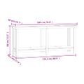 vidaXL Pracovná lavica biela 180x50x80 cm masívna borovica