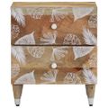 vidaXL Nočné skrinky 2 ks 40x33,5x46 cm Masívne drevo Mango