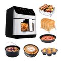TESLA AirCook DualHeat QD65 XXL - multifunkčná duálna digitálna horúcovzdušná fritéza