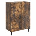 vidaXL Servírovacia skriňa Dymový dub 66 x 34,5 x 89,5 cm