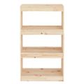 vidaXL Knižnica/deliaca stena 60x30x103,5 cm masívna borovica