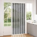 vidaXL Záves proti hmyzu z chenille Šedá a čierna 100 x 230 cm 100% PP