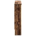 vidaXL Kryt radiátora Staré drevo 152 x 19 x 81,5 cm Kompozitné drevo