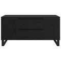 vidaXL Konferenčný stolík Čierny dub 102 x 44,5 x 50 cm