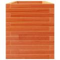 vidaXL Záhradný kvetináč voskovohnedý 110x40x49,5 cm masívna borovica