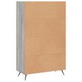 vidaXL Vysoká skrinka sivá sonoma 69,5x31x115 cm kompozitné drevo