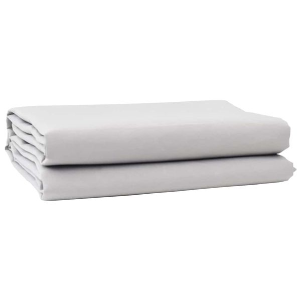 vidaXL Náhradná látka na markízu Svetlosivá 1000 x 160 cm Polyester