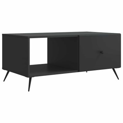 vidaXL Konferenčný stolík Čierna 90 x 50 x 40 cm Kompozitné drevo