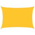 vidaXL Tieniaca plachta 160 g/m² obdĺžniková žltá 5x6 m HDPE
