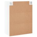 vidaXL Nástenné skrinky 2 ks lesklé biele 69,5x34x90 cm