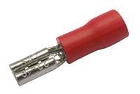 Zdierka faston 2.8mm, vodič 0.5-1.5mm červená