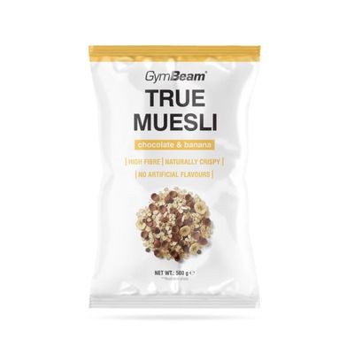 True Muesli - GymBeam, čokoláda banán