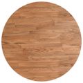 vidaXL Okrúhla stolová doska bledohnedá Ø50x1,5cm ošetrený masívny dub