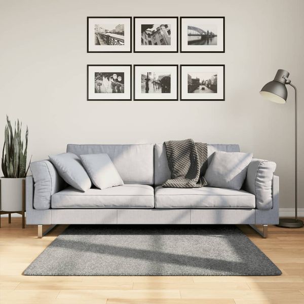 vidaXL Shaggy koberec PAMPLONA, vysoký vlas, moderný, zelený 120x120cm