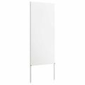 vidaXL Záhradná clona na súkromie Rezací Biela 50 x 140 cm