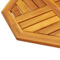 vidaXL Stolová doska 50x50x2 cm osemuholník masívna akácia