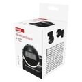 PIR senzor (pohybové čidlo) IP44 1200W, čierny