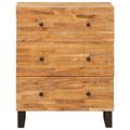 vidaXL Úložný bufet 60 x 33 x 75 cm Masívne mango drevo Hnedá