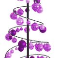 vidaXL LED vianočný stromček s ozdobami 100 LED teplá biela 150 cm