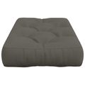 vidaXL Vankúš na paletu VIANEN 100% polyester Sivá 120 x 40 x 12 cm