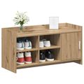 vidaXL Skriňa na topánky 100 x 39,5 x 51 cm Kompozitné drevo