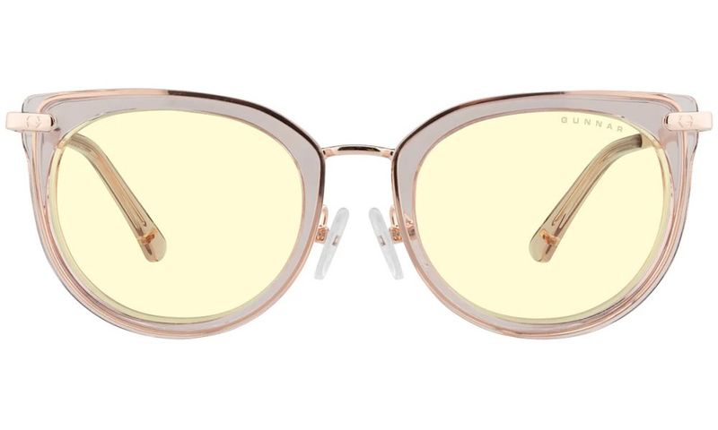 GUNNAR kancelárske/hermé okuliare LAHTI ROSE CRYSTAL jantárové sklá BLF 65 GUNNAR focus