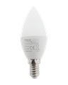 LED žiarovka Trixline 6W C35 E14 teplá biela 3 PACK