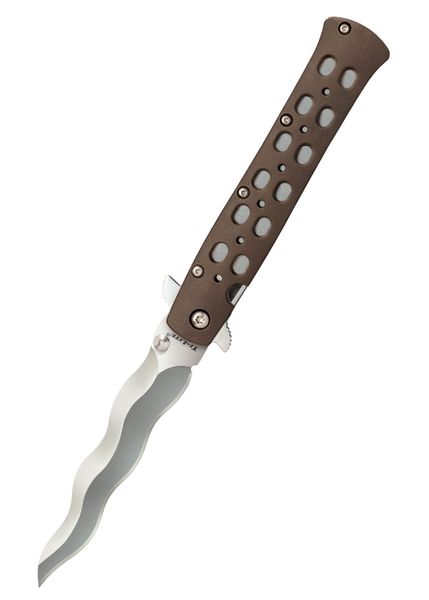 Cold Steel 26SK4 4" Ti-Lite Plain vreckový nôž 10,2 cm, hnedá, Zy-Ex