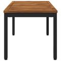 vidaXL Konferenčný stolík Prírodná a čierna 50 x 100,5 x 45 cm