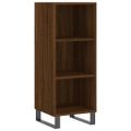 vidaXL Vysoká skrinka hnedý dub 34,5x32,5x180 cm spracované drevo