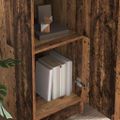 vidaXL Highboard Staré drevo 35 x 39 x 168 cm