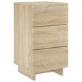 vidaXL Nočný stolík Dub sonoma 33,5 x 34,5 x 60 cm Kompozitné drevo