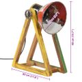 vidaXL Stolová lampa 25 W viacfarebná 30x17x40 cm E27