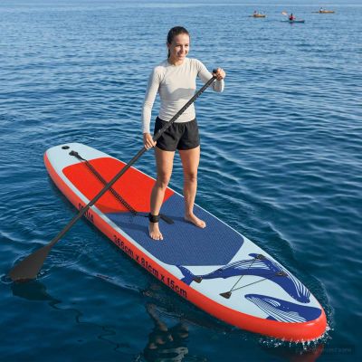vidaXL Nafukovací paddleboard SCYLLA 366 x 81 x 15 cm Modrá pre