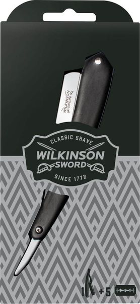 Wilkinson Cut Throat britva s 5 náhradnými žiletkami