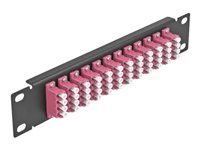 10" Fiber Optic Patch Panel 12 portov LC Q