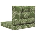 vidaXL Vankúš na vonkajšiu pohovku Polyester Design s listami