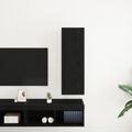 vidaXL Nástenný TV kabinet 30,5 x 30 x 90 cm Čierny dub