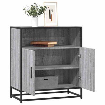 vidaXL Komoda sivá sonoma 68x35x76 cm kompozitné drevo