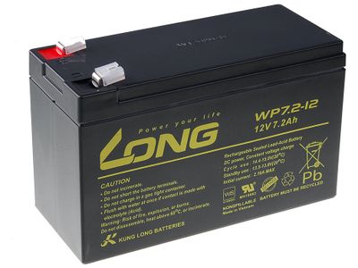 Long 12V 7,2Ah olovený akumulátor F2