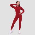 Dámsky športový top Ignite Dark Red - GymBeam, veľkosť XL, veľkosť oblečenia XL