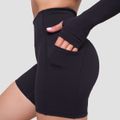 Dámske šortky Ignite Black - GymBeam, veľkosť L, veľkosť oblečenia L