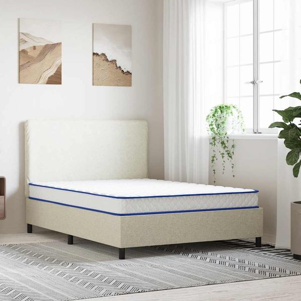 vidaXL Matrac s pamäťovou penou, biely 140x190x17 cm mäkký