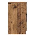 vidaXL Nočný stolík Staré drevo 38 x 38 x 66 cm Kompozitné drevo