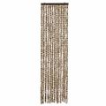 vidaXL Záves proti hmyzu, béžový a hnedý 56x185 cm, ženilka