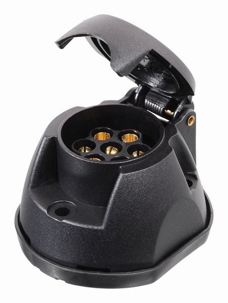 Zásuvka tažného zariadenia Compass 07449 7 polov s tienidlom
