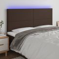 VidaXL Čelo postele hnedé 180x5x118/128 cm umelá koža
