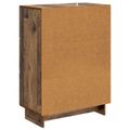 vidaXL Servírovacia skriňa so zásuvkou Staré drevo 66 x 34,5 x 90 cm
