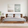 vidaXL Nočné skrinky 2 ks Old Wood 40x30x50 cm Engineered Wood