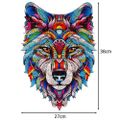 Drevené puzzle Kruzzel 24552 Vlk